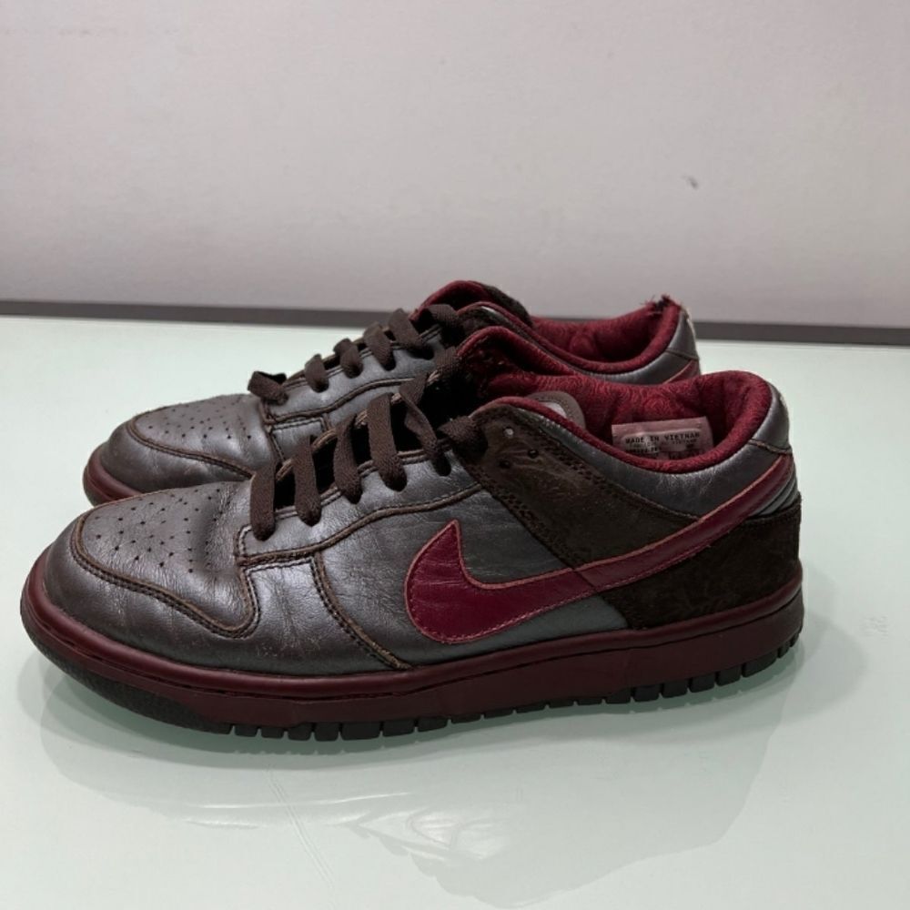 Nike Dunk Low Cinder Red & Brown Leather 309324-261